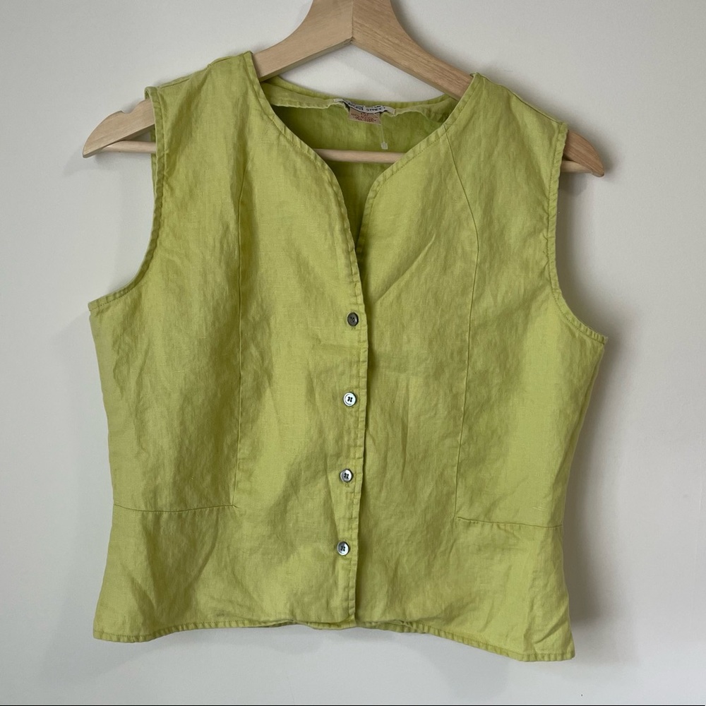 Vintage Linen Vest
